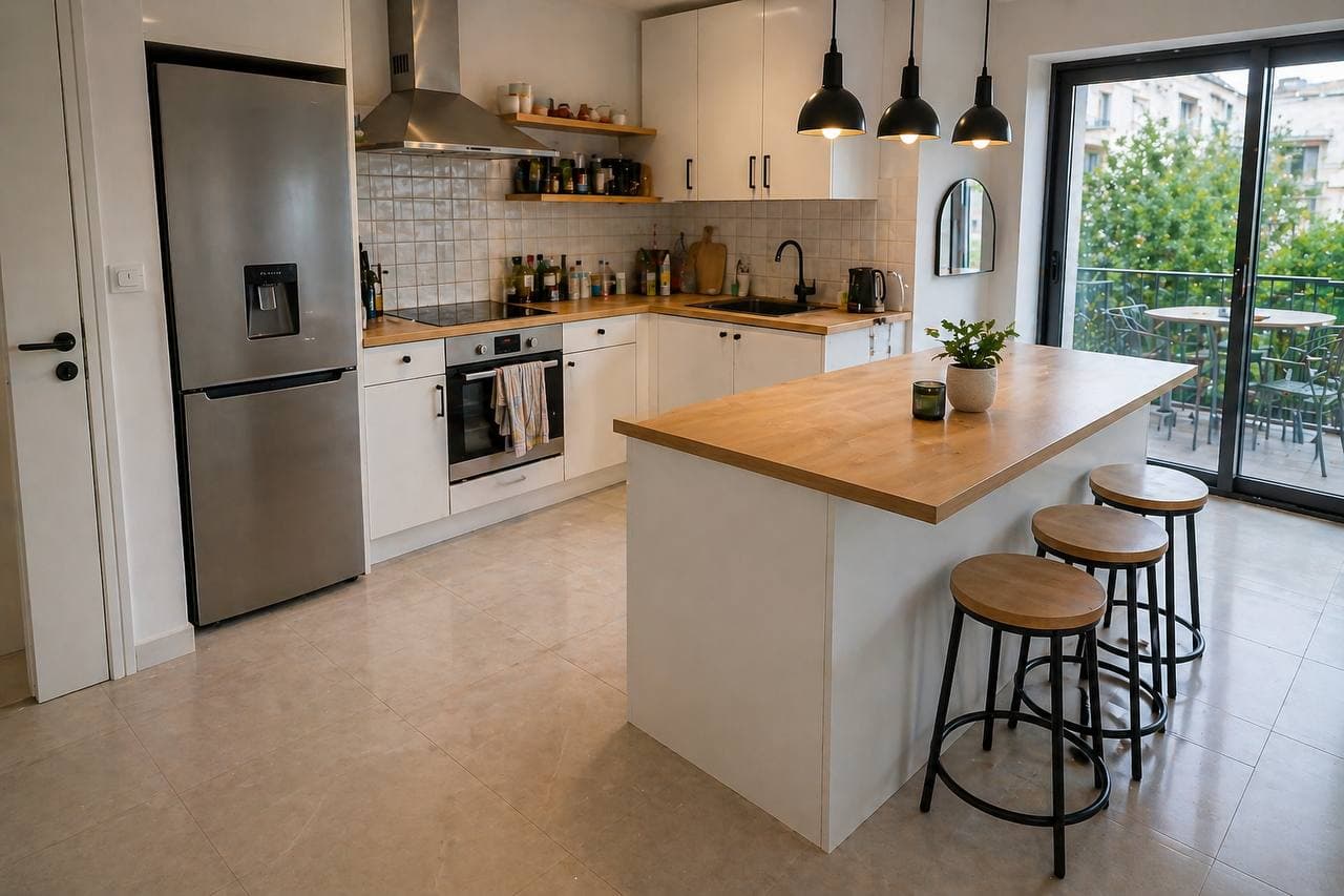 Cuisine Airbnb avant